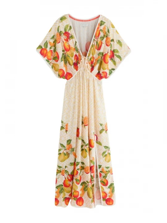 Obrázek produktu B by Ted Baker Plážové šaty světle žlutá / trávově zelená / oranžová / bílá