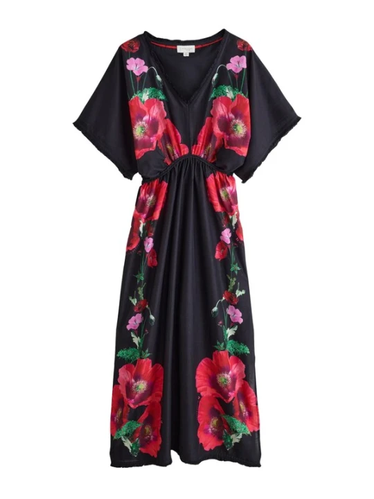 Obrázek produktu B by Ted Baker Plážové šaty zelená / světle růžová / červená / černá