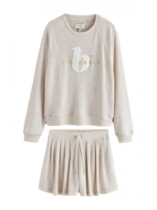 Obrázek produktu B by Ted Baker Pyžamo starobéžová / zlatá / bílá