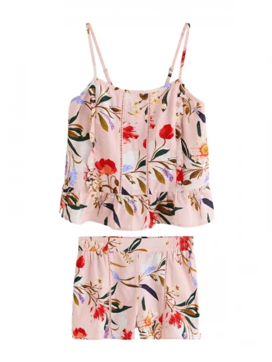 Obrázek produktu B by Ted Baker Pyžamo světlemodrá / olivová / růže / červená