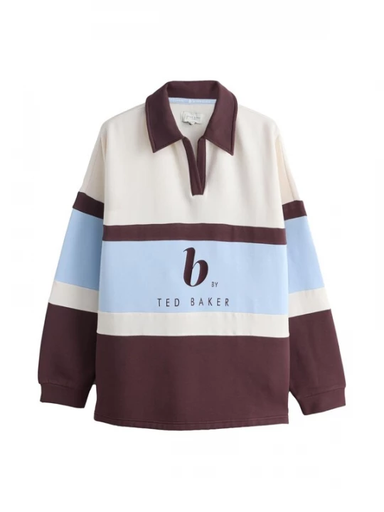 Obrázek produktu B by Ted Baker Tričko krémová / nebeská modř / burgundská červeň