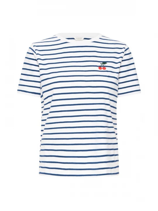Obrázek produktu b.young Tričko 'BYPANDINNA' marine modrá / zelená / červená / bílá
