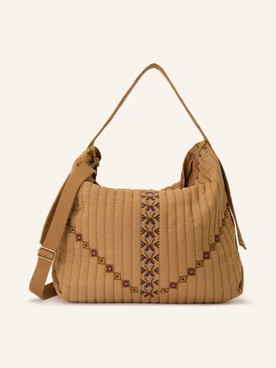 Obrázek produktu Ba&Sh Shopper Lenny béžová / tmavě červená / olivová