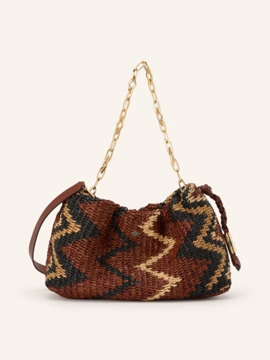 Obrázek produktu Ba&Sh Taška Přes Rameno Tribal June hnědá / zlatá / černá