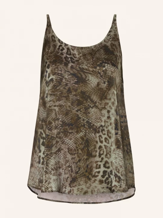 Obrázek produktu Ba&Sh Top Cigue khaki / tmavě hnědá / černá