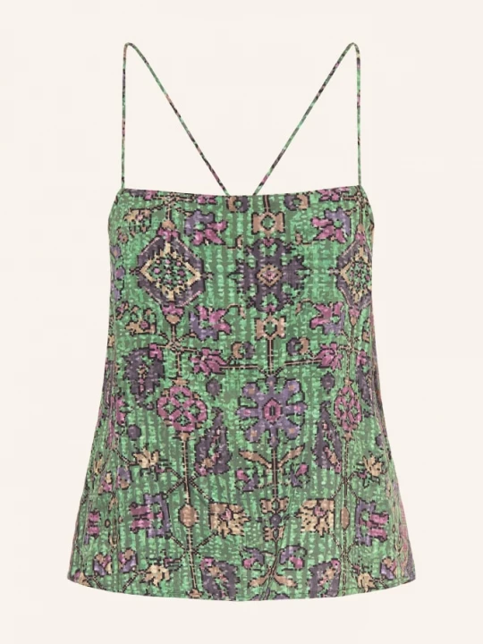 Obrázek produktu Ba&Sh Top Pamela zelená / béžová / fialová