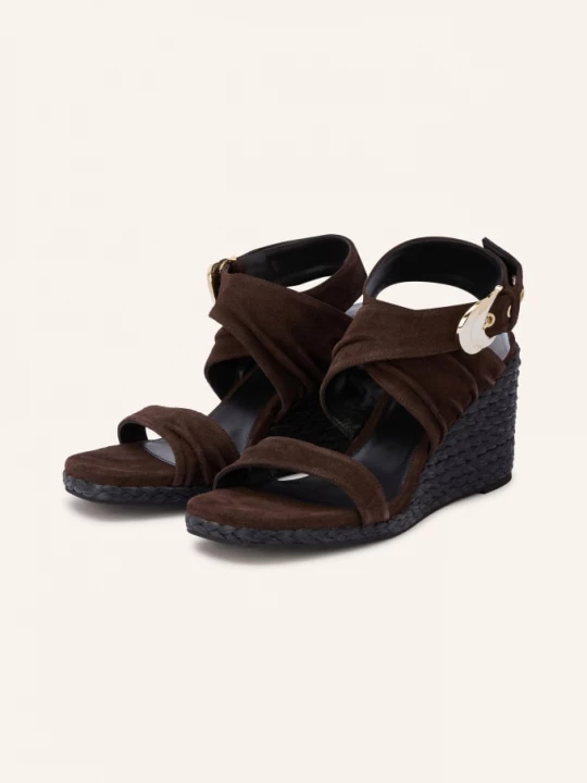 Obrázek produktu Ba&Sh Wedges Cecile tmavě hnědá / zlatá
