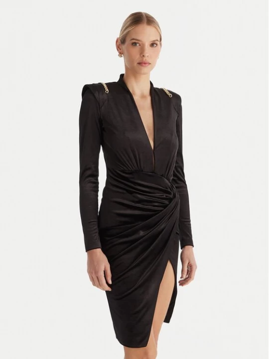 Obrázek produktu Babylon Koktejlové šaty MF204C Černá Slim Fit
