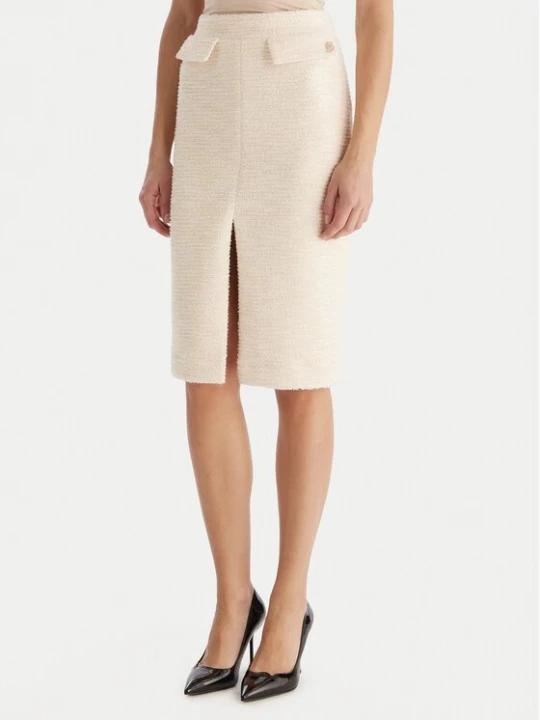 Obrázek produktu Babylon Midi sukně S00601 Écru Regular Fit Krémová