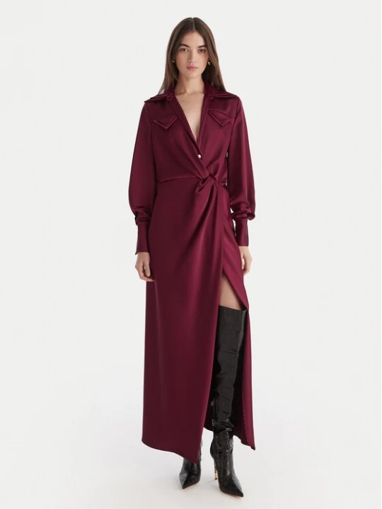 Obrázek produktu Babylon Večerní šaty ED0764 Bordó Regular Fit