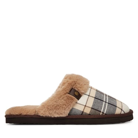 Obrázek produktu Bačkory Barbour ClaudiaTartanSlipper LSL0036TN26 Hnědá