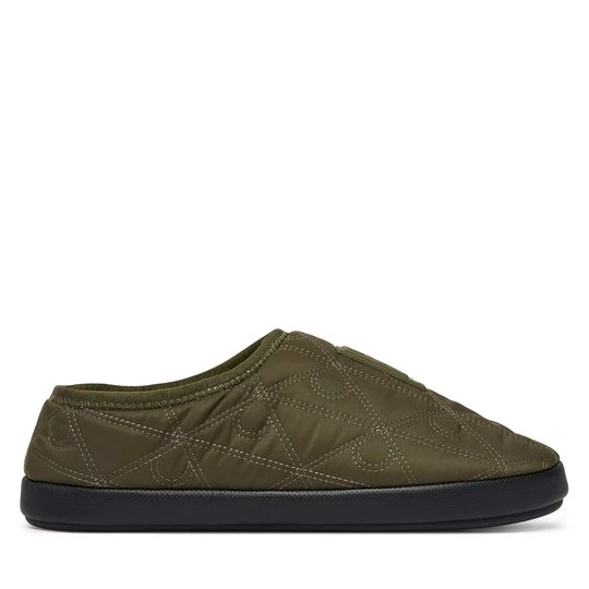 Obrázek produktu Bačkory Calvin Klein Home Slipper Quilted Rip Emblem HM0HM02280 Khaki