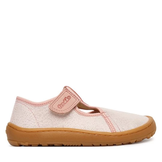Obrázek produktu Bačkory Froddo Barefoot Canvas T-Bar G1700439-2 S Růžová