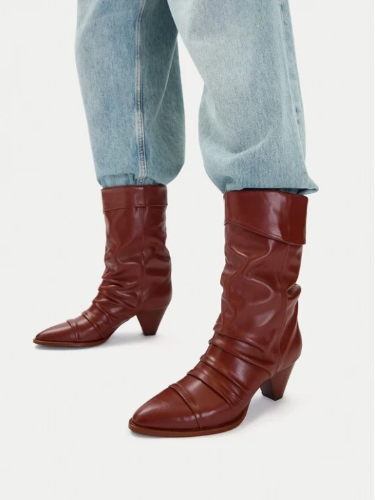 Obrázek produktu Badura Polokozačky EO-APRIL-25FW218-1 Hnědá