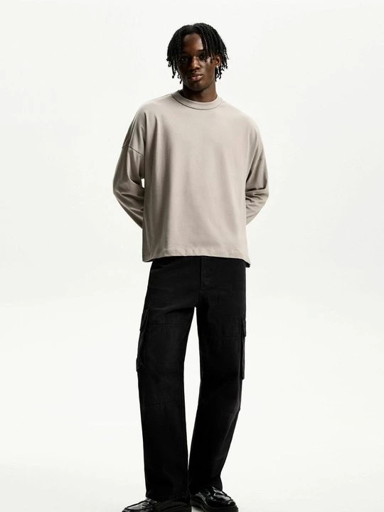 Obrázek produktu Baggy džíny Bershka černá