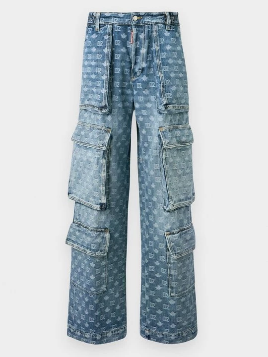 Obrázek produktu Baggy džíny Dsquared2 modrý denim