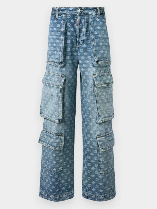 Obrázek produktu Baggy džíny Dsquared2 modrý denim