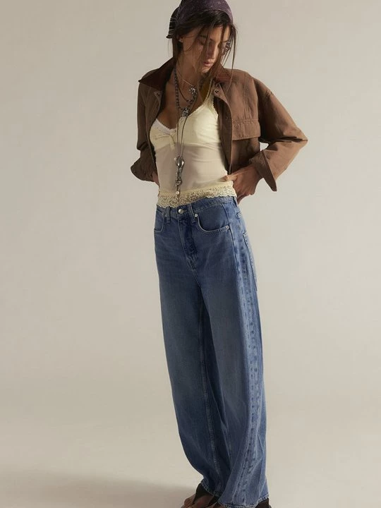 Obrázek produktu Baggy džíny Free People modrá