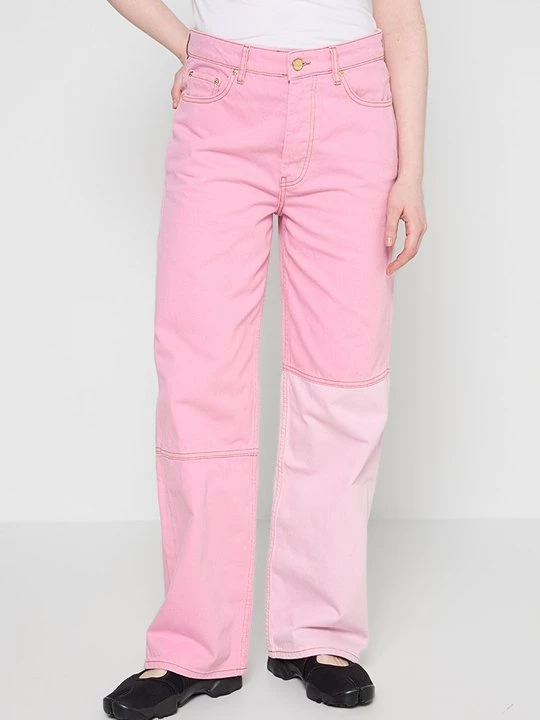 Obrázek produktu Baggy džíny Ganni růžová