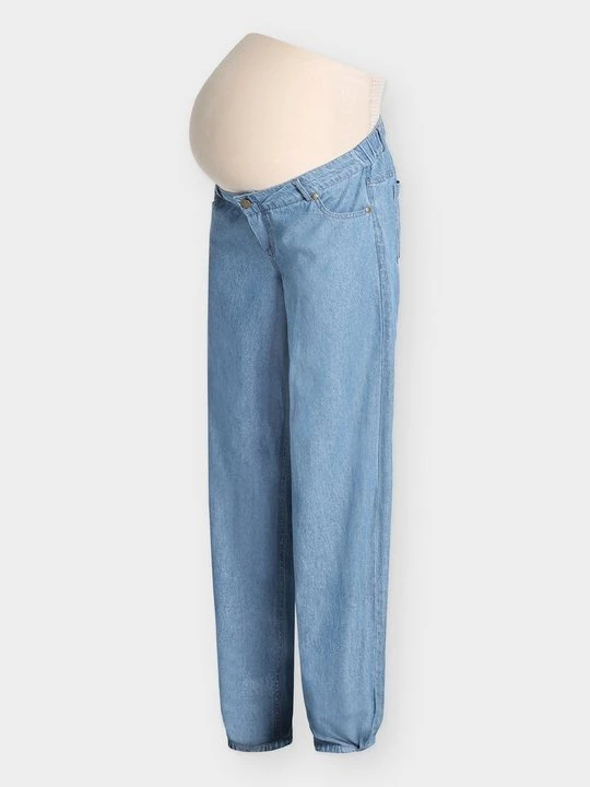 Obrázek produktu Baggy džíny Mamalicious modrý denim