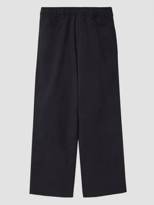 Obrázek produktu Baggy Pull-on / Volný střih Relaxed Fit / Středně vysoký pas / Široké nohavice s.Oliver černá