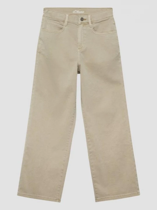 Obrázek produktu Baggy / Relaxed Fit / Mid Rise / Wide Leg s.Oliver béžová