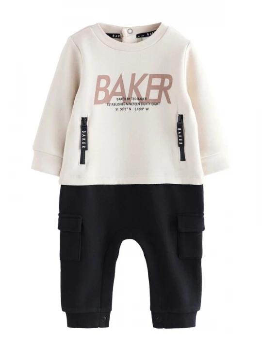 Obrázek produktu Baker by Ted Baker Dupačky / body krémová / velbloudí / černá