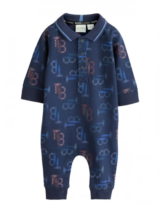Obrázek produktu Baker by Ted Baker Dupačky / body modrá / námořnická modř / oranžová