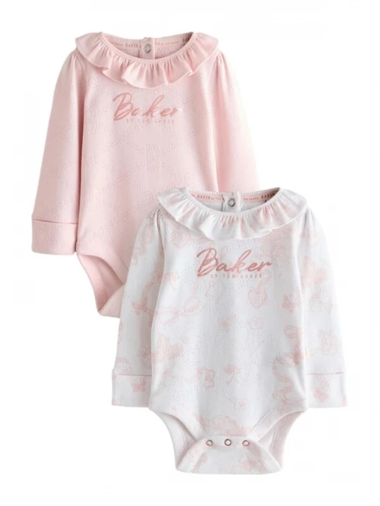 Obrázek produktu Baker by Ted Baker Dupačky / body růžová / bílá