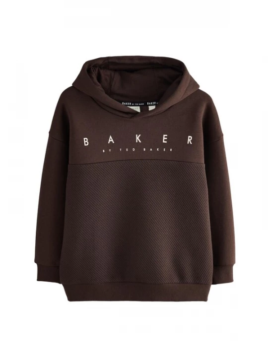 Obrázek produktu Baker by Ted Baker Mikina hnědá / bílá