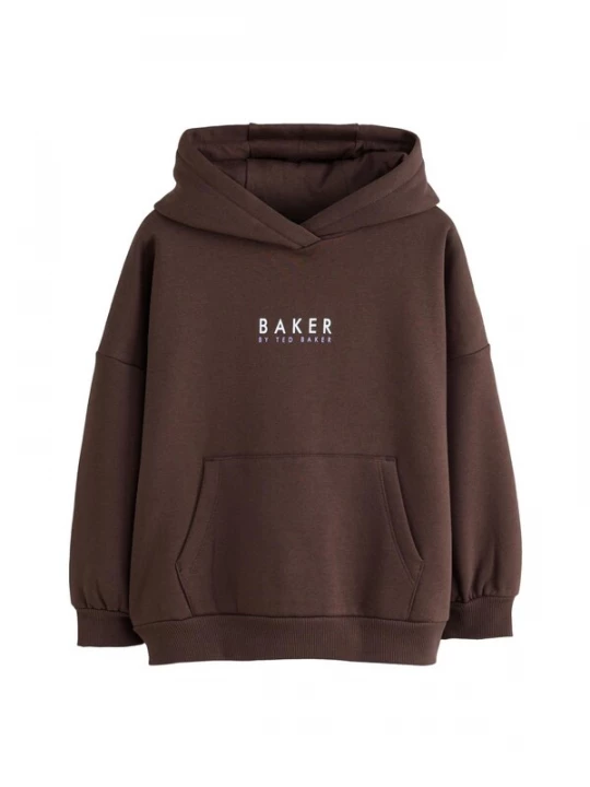 Obrázek produktu Baker by Ted Baker Mikina hnědá / světle fialová / bílá