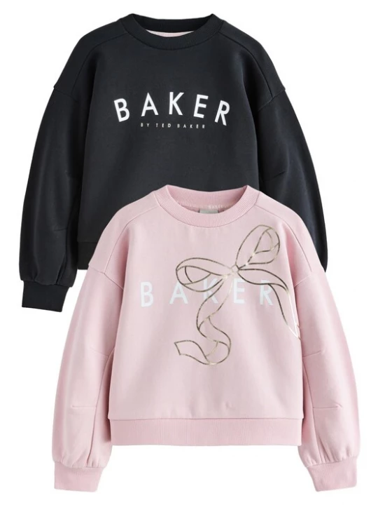 Obrázek produktu Baker by Ted Baker Mikina zlatá / růžová / černá / bílá