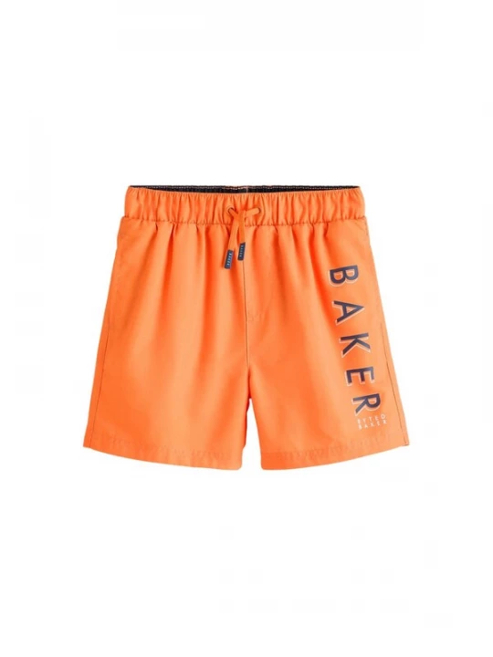 Obrázek produktu Baker by Ted Baker Plavecké šortky marine modrá / oranžová / bílá
