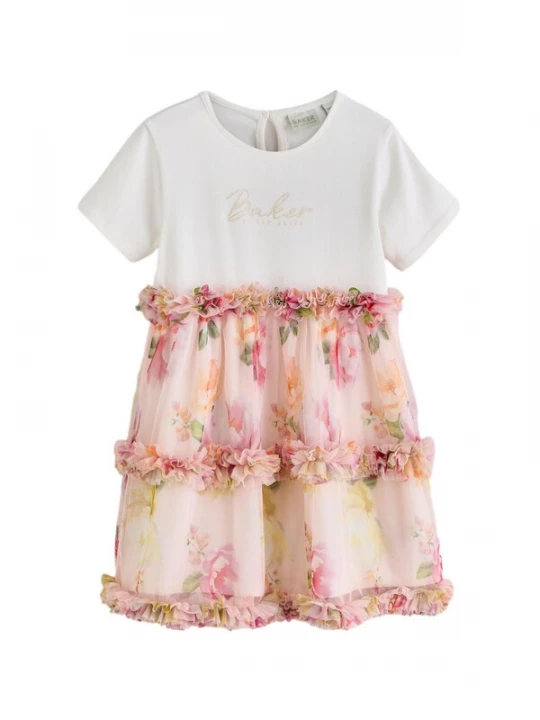 Obrázek produktu Baker by Ted Baker Šaty žlutá / pink / růžová / bílá
