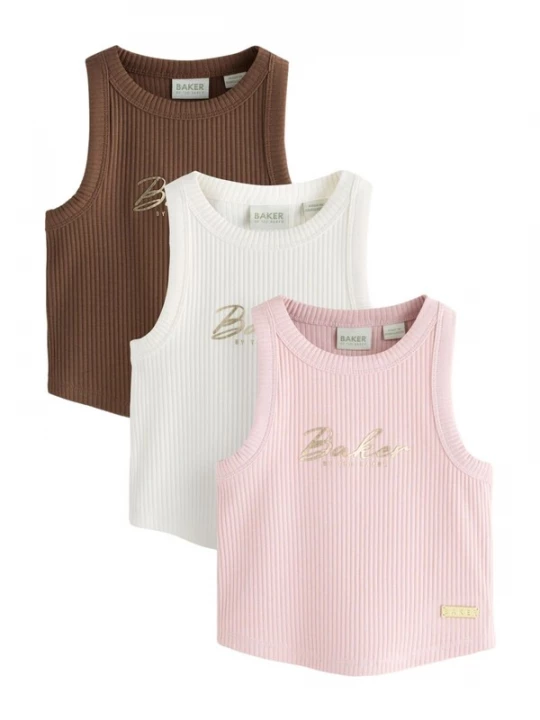 Obrázek produktu Baker by Ted Baker Top krémová / čokoládová / zlatá / růžová