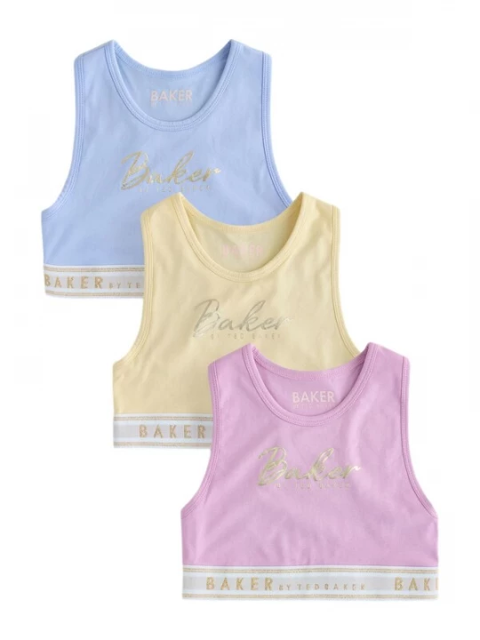 Obrázek produktu Baker by Ted Baker Top světlemodrá / pastelově žlutá / zlatá / pitaya
