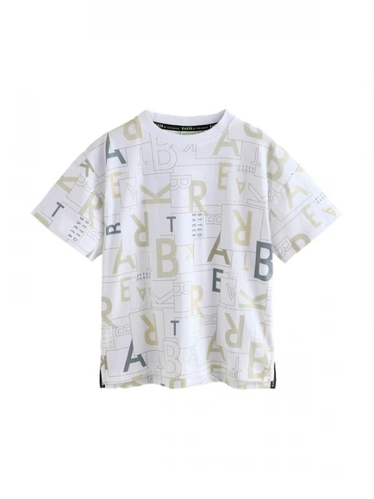 Obrázek produktu Baker by Ted Baker Tričko béžová / grafitová / bílá