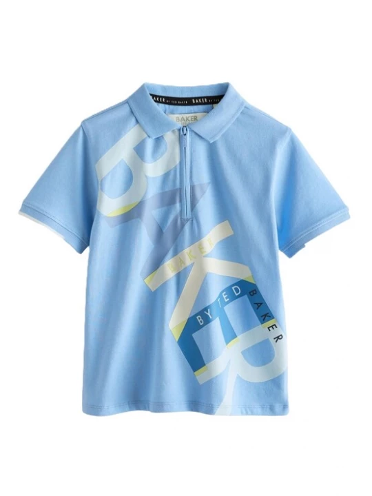 Obrázek produktu Baker by Ted Baker Tričko kouřově modrá / enciánová modrá / světlemodrá / offwhite