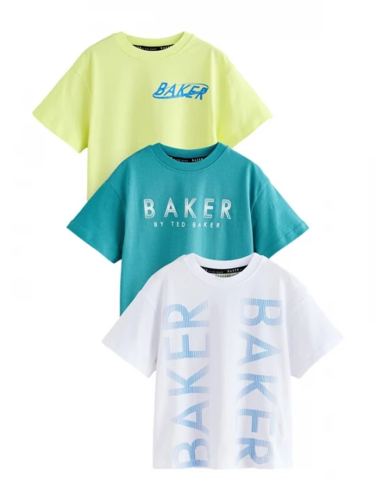 Obrázek produktu Baker by Ted Baker Tričko modrá / azurová modrá / limone / bílá