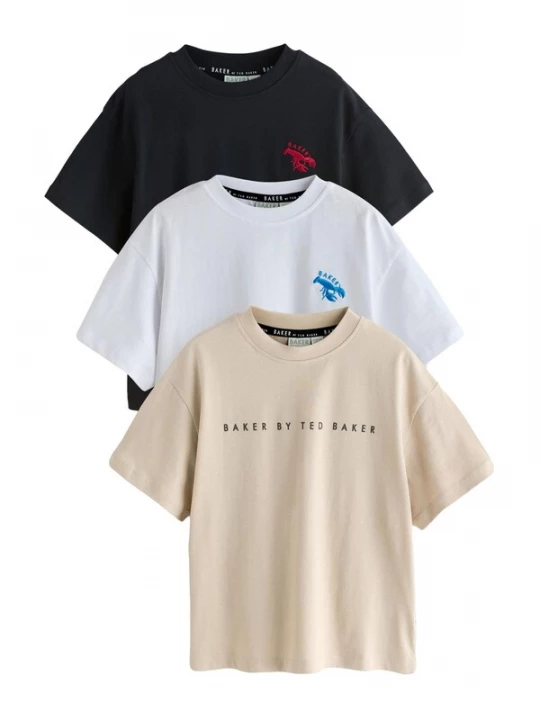 Obrázek produktu Baker by Ted Baker Tričko režná / černá / bílá