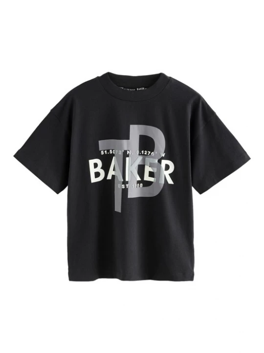 Obrázek produktu Baker by Ted Baker Tričko šedá / černá / bílá