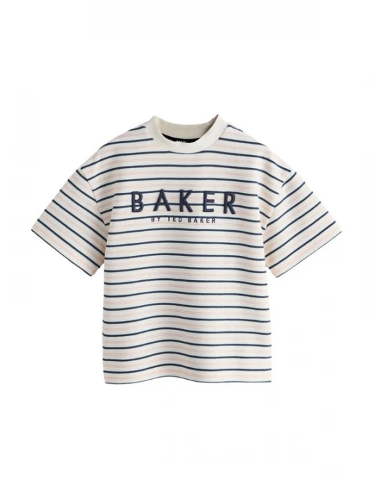 Obrázek produktu Baker by Ted Baker Tričko světle béžová / námořnická modř / růžová