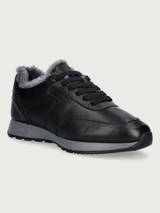 Obrázek produktu Baldinini sneakers boty pánské kožené černá