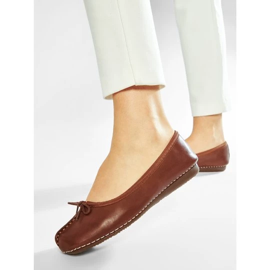 Obrázek produktu Baleríny Clarks Freckle Ice 203529304 Hnědá