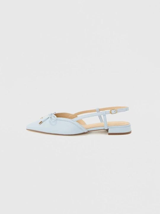 Obrázek produktu Baleríny s otevřenou patou Clarks světle modrá