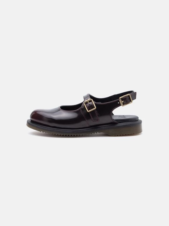 Obrázek produktu Baleríny s otevřenou patou Dr. Martens tmavě červená