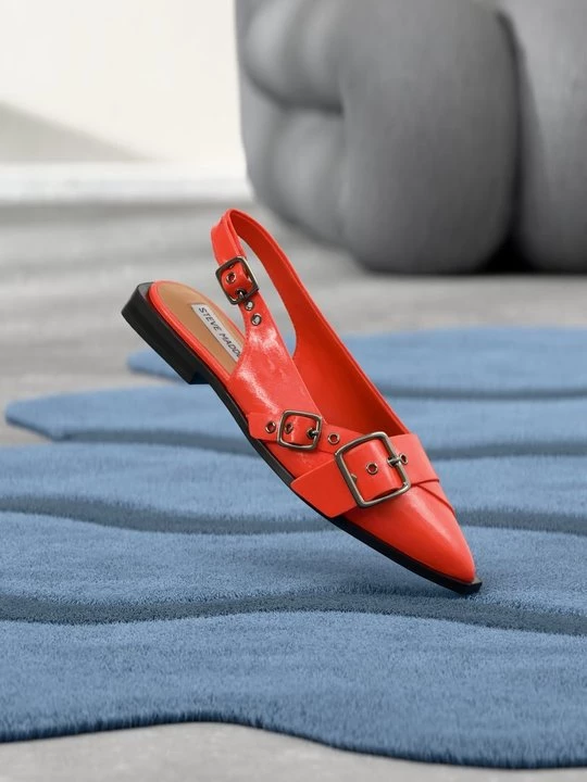Obrázek produktu Baleríny s otevřenou patou Steve Madden červená