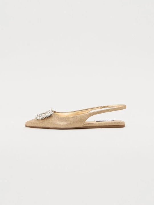Obrázek produktu Baleríny s otevřenou patou Steve Madden zlatá barva