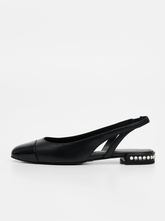 Obrázek produktu Baleríny s otevřenou patou Stuart Weitzman černá