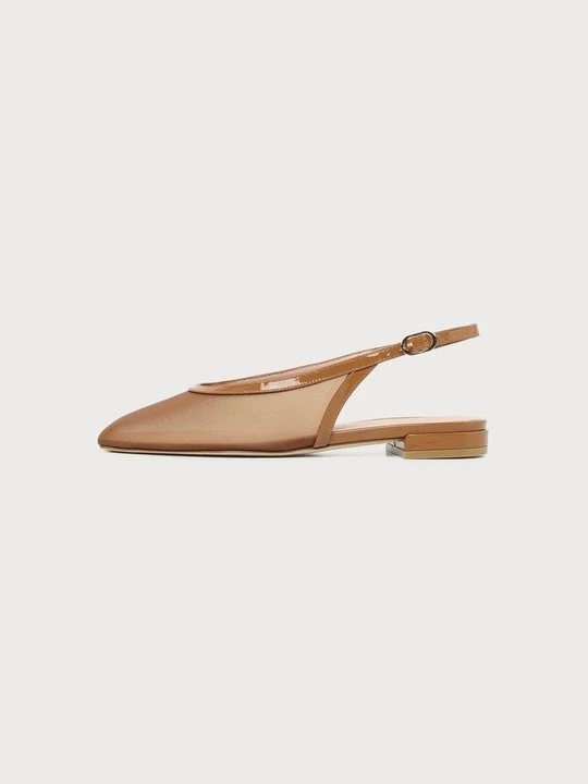 Obrázek produktu Baleríny s otevřenou patou Stuart Weitzman béžová